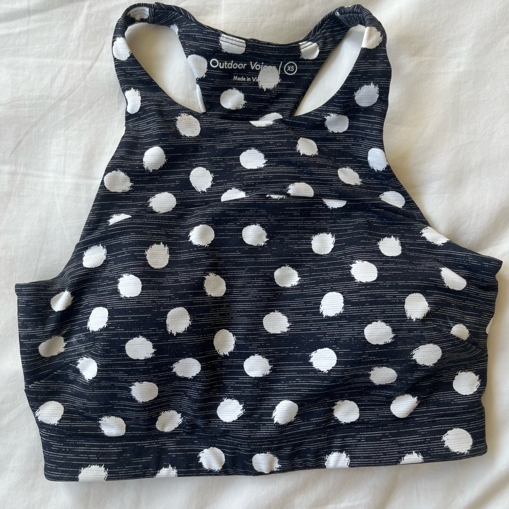 Outdoor Voices Racer Back Crop Top